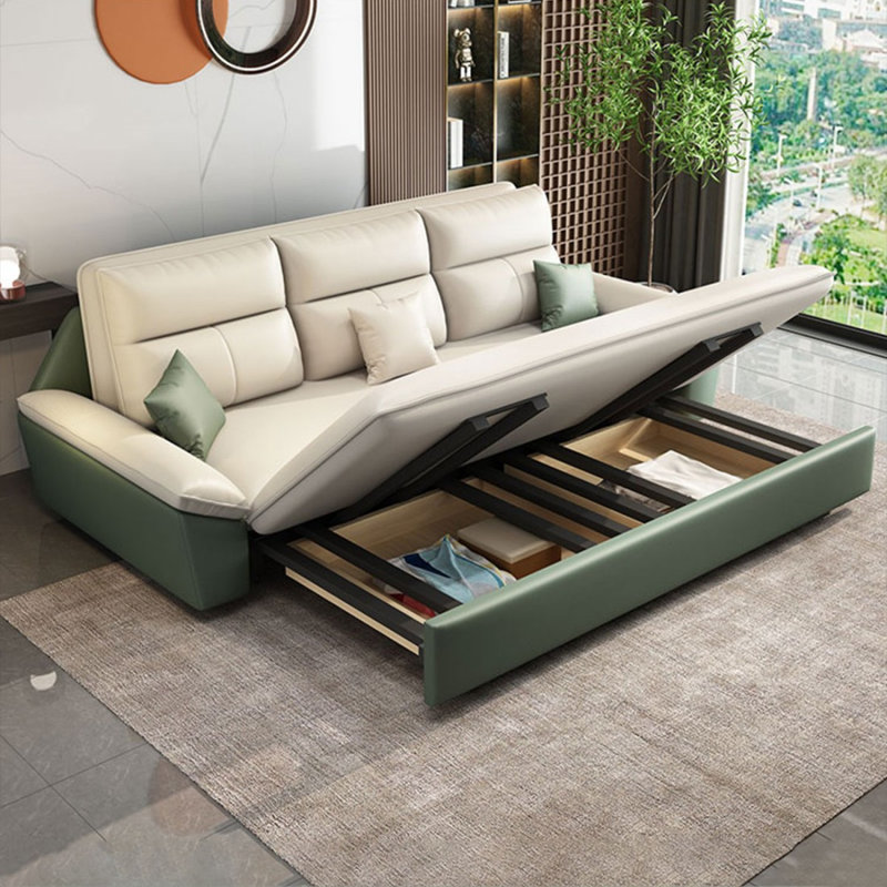 Canapé-lit convertible 79,53 "à deux tons Nano Tech, 79.53"W*34.65"D*33.86"H
