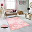 Tapis rose tissé à la machine Debets-1730319322