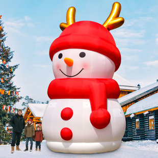 Bonhomme de neige gonflable géant 20 pi - Digiacomo