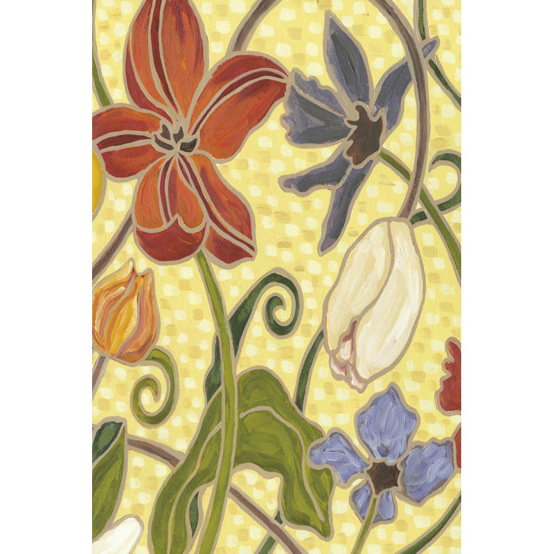 Sunny Garden I - Wrapped Canvas Painting, 46cm H x 30cm W x 3.8cm D