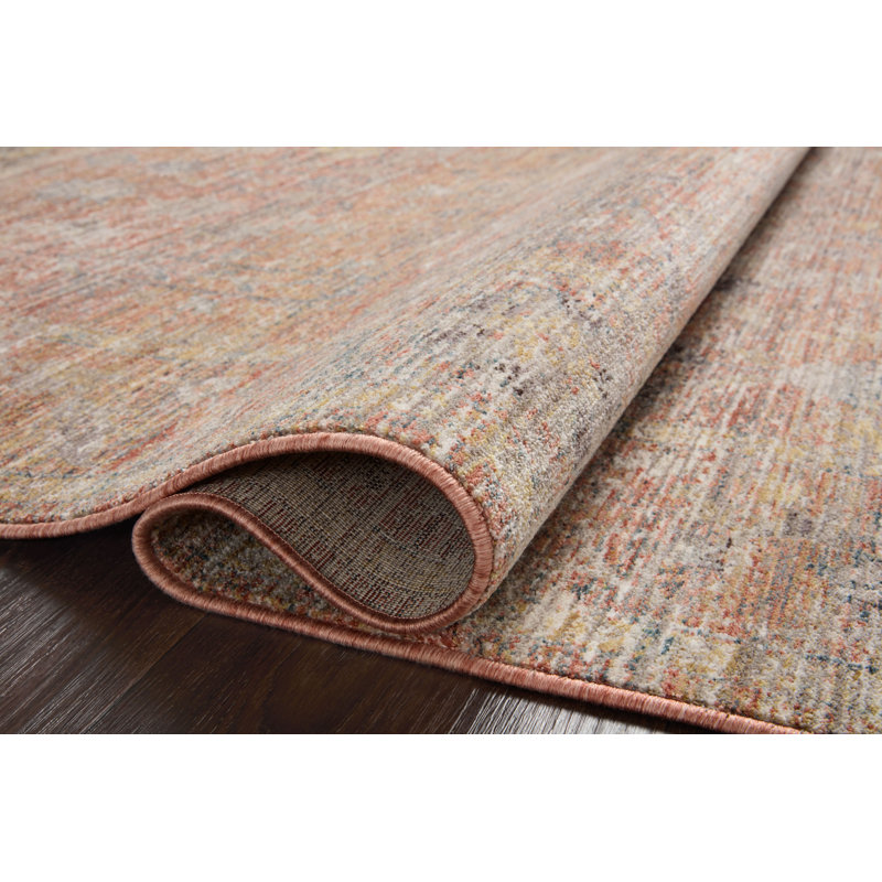 Sunset Multi Floral 5' x 7' Synthetic Area Rug