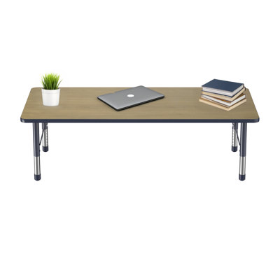 Rectangle T-Mold Adjustable Height Activity Table