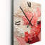 Breniyah - Horloge murale corail surdimensionnée-563585346