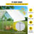 63 Square Feet Chicken Coop with Chicken Run