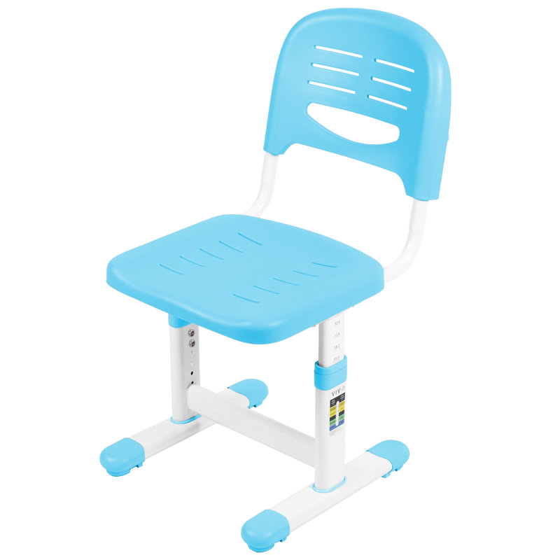 Blue Adjustable Ergonomic Kids Desk Chair with Metal Frame