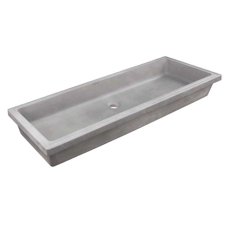 Newterra Concrete Under-mount Sink, Slate