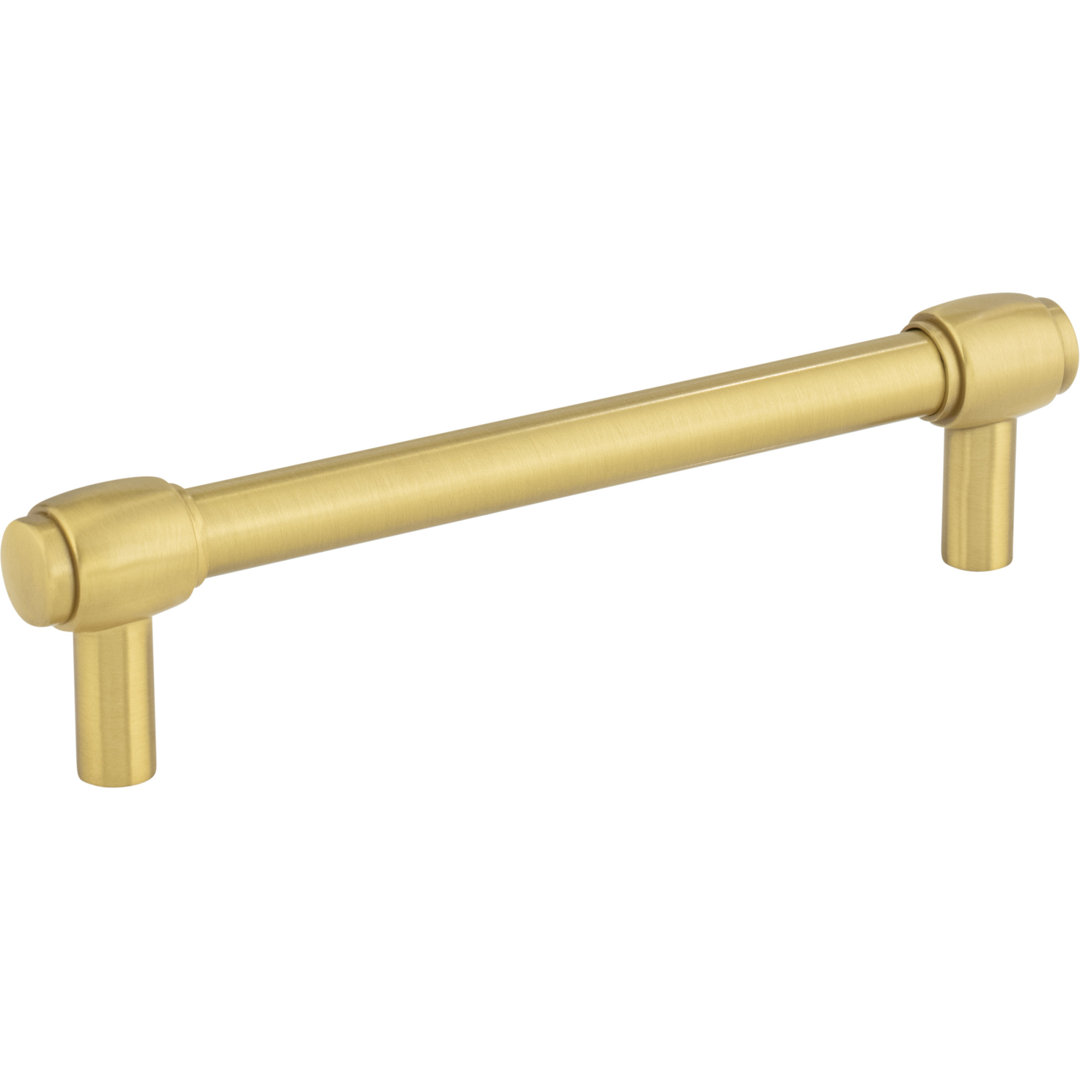 128 Mm Center-To-Center Satin Bronze Hayworth Cabinet Bar Pull Jeffrey Alexander 