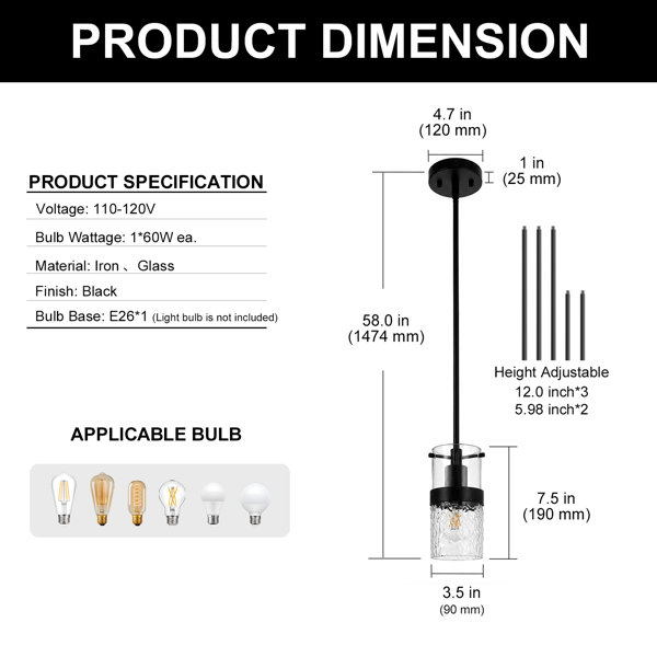 Dimensions du produit