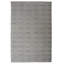 Wool Geometric Area Rug in Gray
