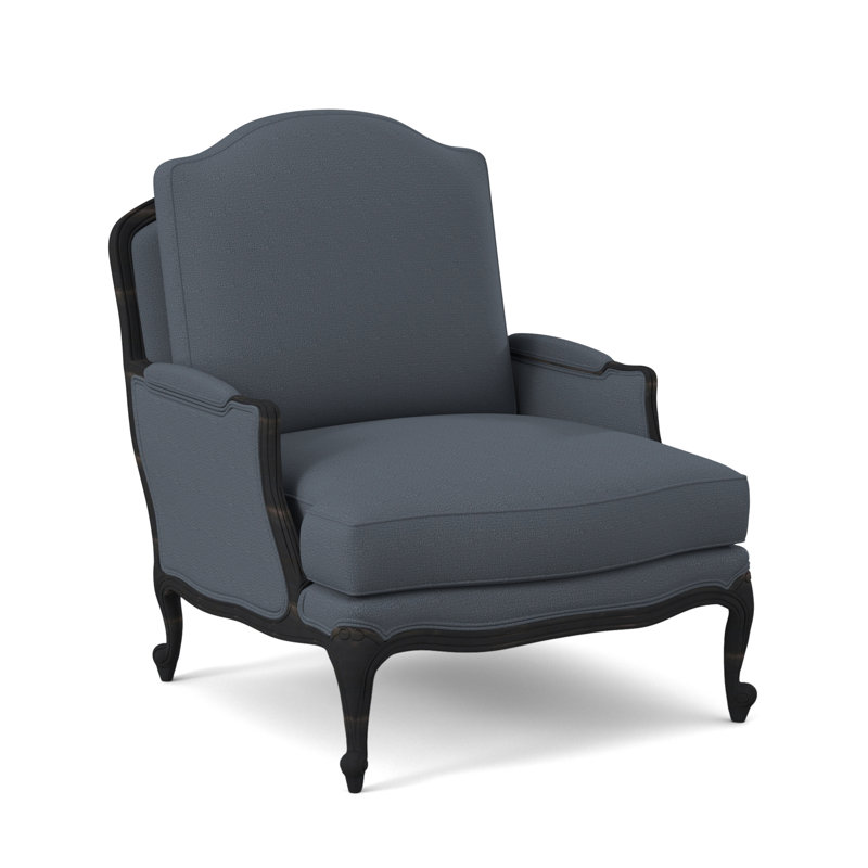 St. Helena Armchair, Margaret Lipstick, Espresso