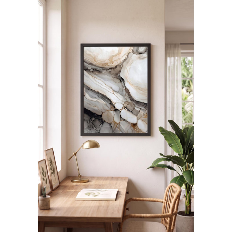Marbled Breath, 20" H x 26" W