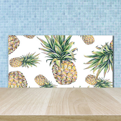 50cm W x 100cm L Glass Peel and Stick Panel