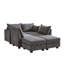 Canapé modulaire en velours côtelé Sectiona-1355213153