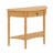 Solid Wood Half Moon Console Table With Drawer – Entryway Accent Table With Storage-122653140