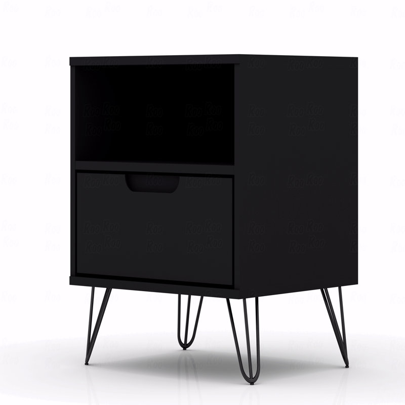 Table de chevet, Noir
