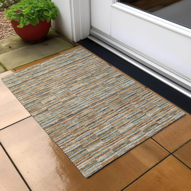 Colier Non-Slip Door Mat, Rectangle 1'8" x 2'6"