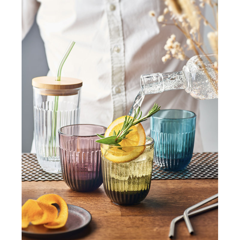 Quessant Drinking Glass, Green