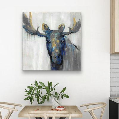 moose - 32"x32" art on canvas