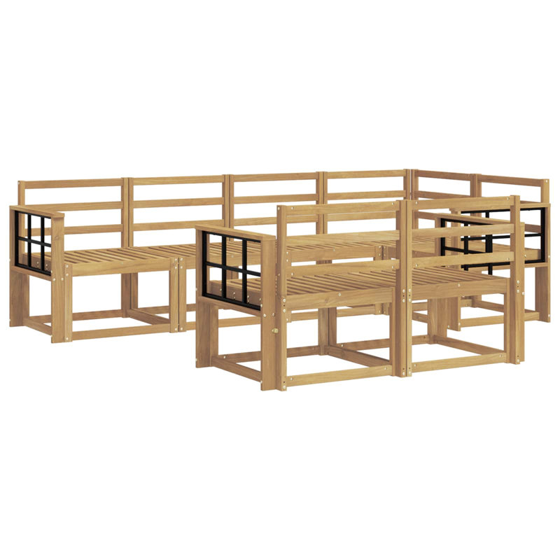 306cm Wide Patio Sofa, 7