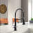 One Handle Spring Kitchen Faucet Pull Down Sprayer -54936847