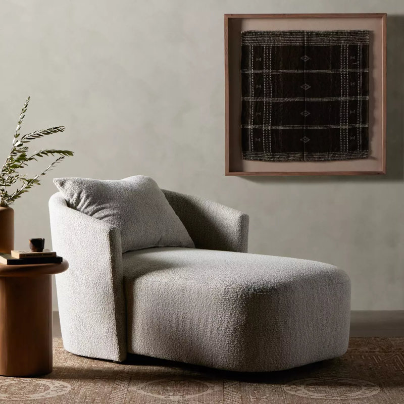 Chaise longue rembourrée Mirage, Polyester mérinos