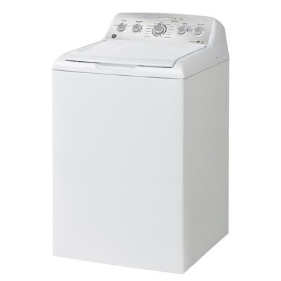 GE 4,9 pi³ Pi. Laveuse à chargement par le haut haute efficacité en blanc