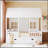 Wooden House Bed with  Trundle, Playhouse Design for Kids, Durable and Space-Saving-1175347392