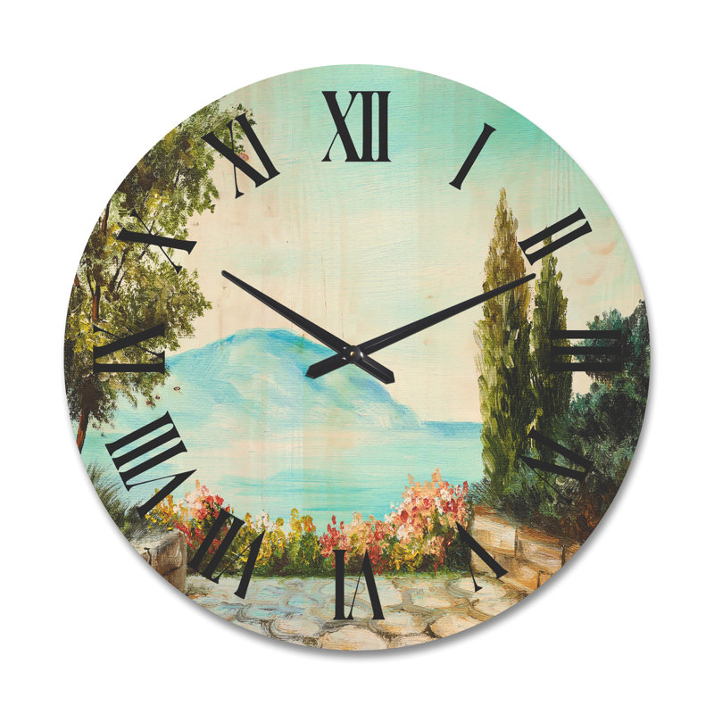 Horloge murale en bois, Grand