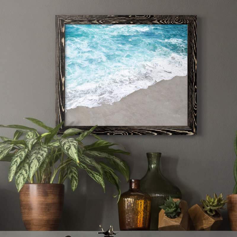 Cali Tides I - reproduction de photo sur papier encadrée, Noir, H 24 po x l 18 po x P 1,5 po