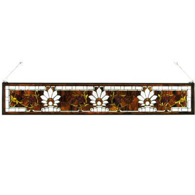 Beveled Ellsinore Transom Stained Glass Window