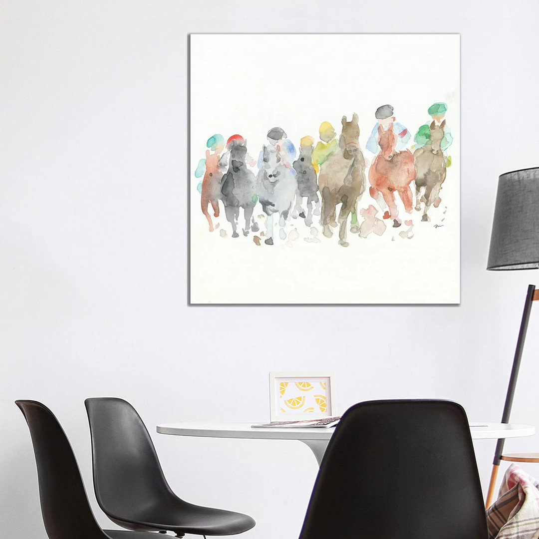 The Race by Jessica Mingo - Wrapped Canvas Painting