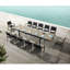 Heck Rectangular 12 - Person 133.9" Long Teak Dining Set