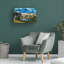 Art mural sur toile tendue - Rick Berk «Twin Lakes», art mural pour le salon, la chambre à coucher ou le bureau - 16 x 24