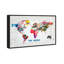 Hipster Mapa Mundi - impression sur toile tendue-67049762-67049763