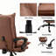 Fauteuil de bureau inclinable avec repose-pieds - réglable et pour la détente au bureau personnel-1632220181