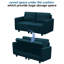 Causeuse modulaire à accoudoirs arrondis 64 po-100759660