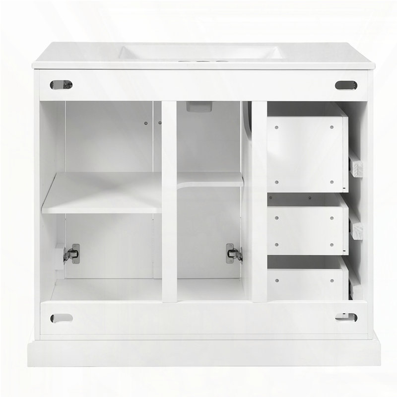 Meuble-lavabo moderne 36 "avec lavabo en céramique