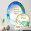 Beautiful Beach With Bright Sun - Miroir mural nautique et côtier ovale-819770002
