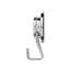 Croydex Stick 'n' Lock Chrome Wall Mounted Robe Hook-105920879