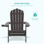 Ensemble de 2 chaises Adirondack pliantes Aeralyn-86880458