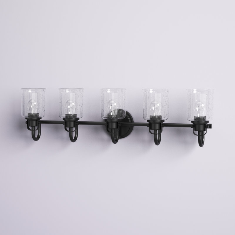 Tyringham 5 - Light Dimmable Vanity Light, Matte Black