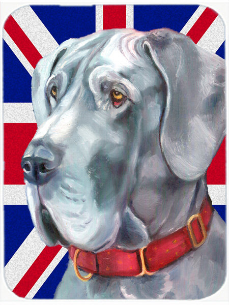 Planche à découper en verre à drapeau anglais britannique caroline Union Jack
