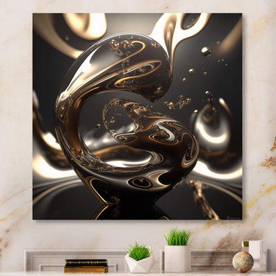 Mystère or foncé 3D - impression
