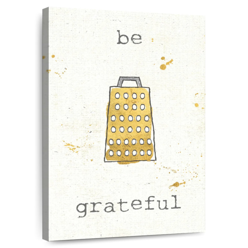 Tergel Cuisine Cuties Be Grateful, H 48 po x l 32 po