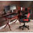 Runulf Desk with Hutch - Office Computer Desk with Bookshelf Storage-1690407732