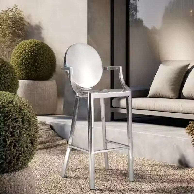 Tabouret en métal Fowers Arm