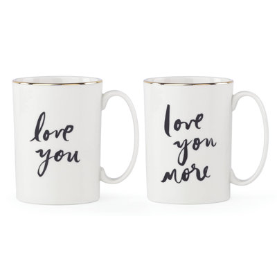 Ensemble de grandes tasses à café 2 pièces Kate Spade New York