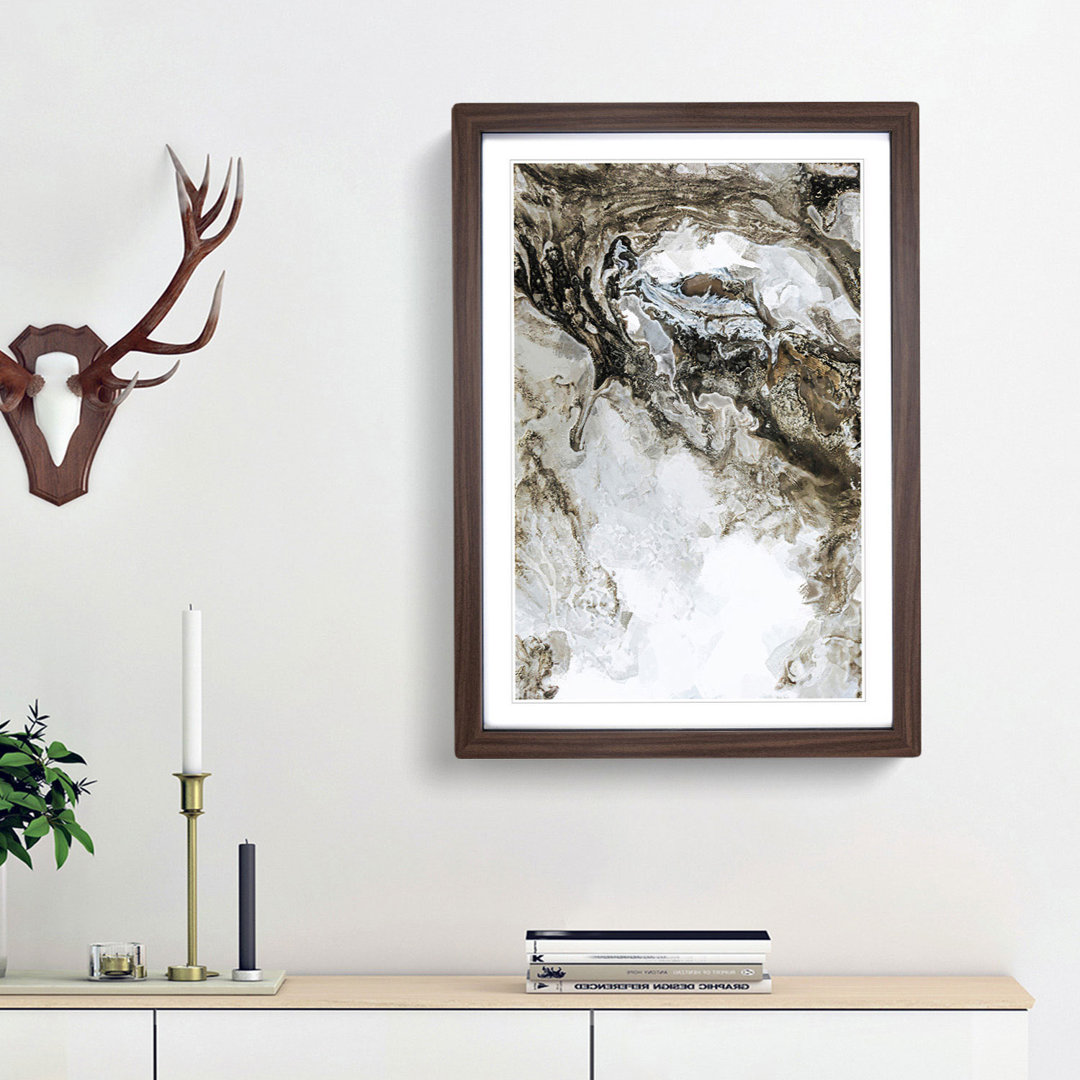Needing the Beat in Abstract - Framed Print