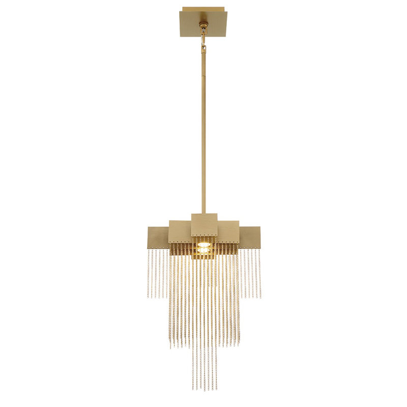 Luminaire suspendu 2 lumières , Or