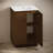 St. Tropez 24" Freestanding Bathroom Vanity In Green Oak With 3-Hole Centerset Sink Top-108958687-108958693-108958691
